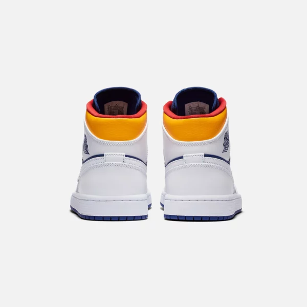 JORDAN 1 MID ROYAL BLUE LASER ORANGE - Imagen 3