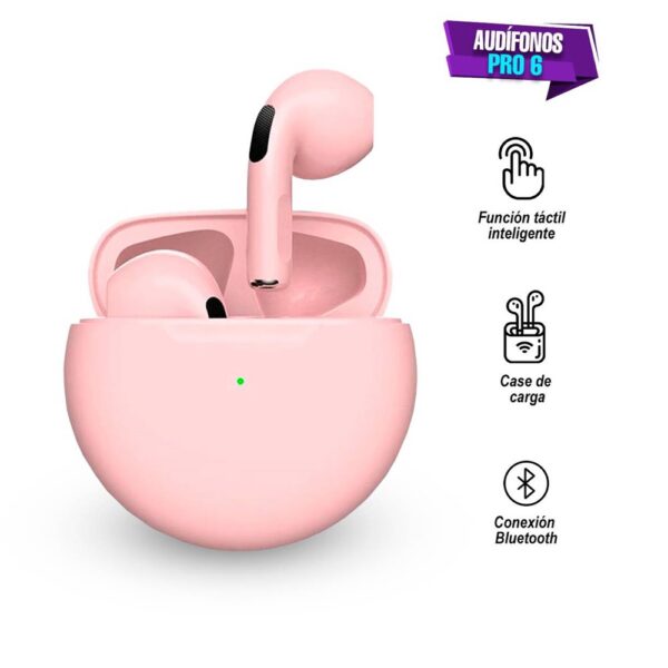 AUDÍFONOS BLUETOOTH PRO 6 - Imagen 4