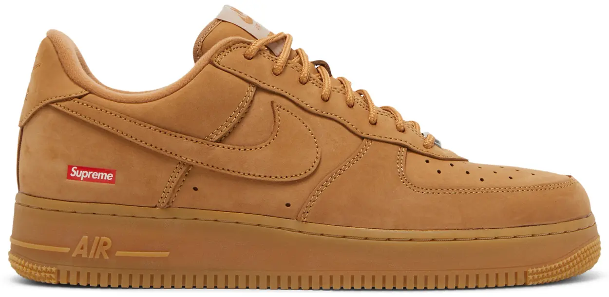 Nike Supreme x Air Force 1 Low SP 'Box Logo - Wheat'