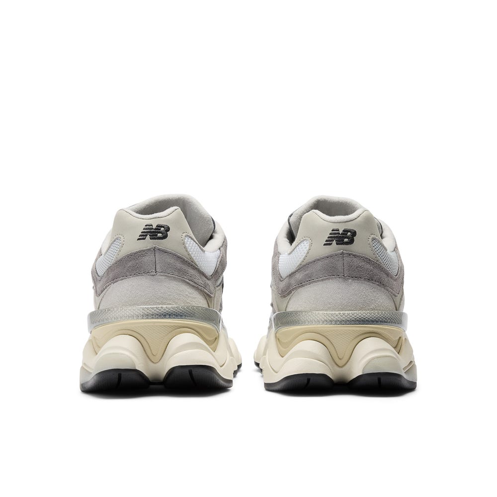 New Balance 9060 Grey/Cream Trainer - Imagen 4