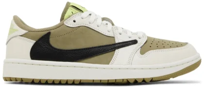 Travis Scott x Air Jordan 1 Low Golf 'Neutral Olive'