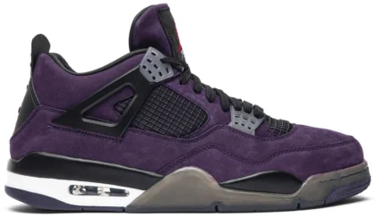 Travis Scott x Air Jordan 4 Retro 'Purple Suede - White Midsole' Friends & Family